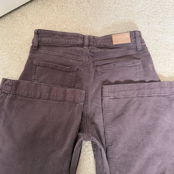 PAIGE Anessa High-Rise Crop Wide-Leg Jeans (27, Rich Chocolate) - Picture 5 of 10